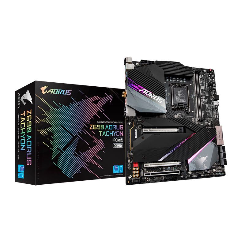 Placa Mae Gigabyte Z690 Aorus Tachyon, DDR5, Socket 1700, E-ATX, Chipset intel Z690, Z690-AORUS-TACHYON