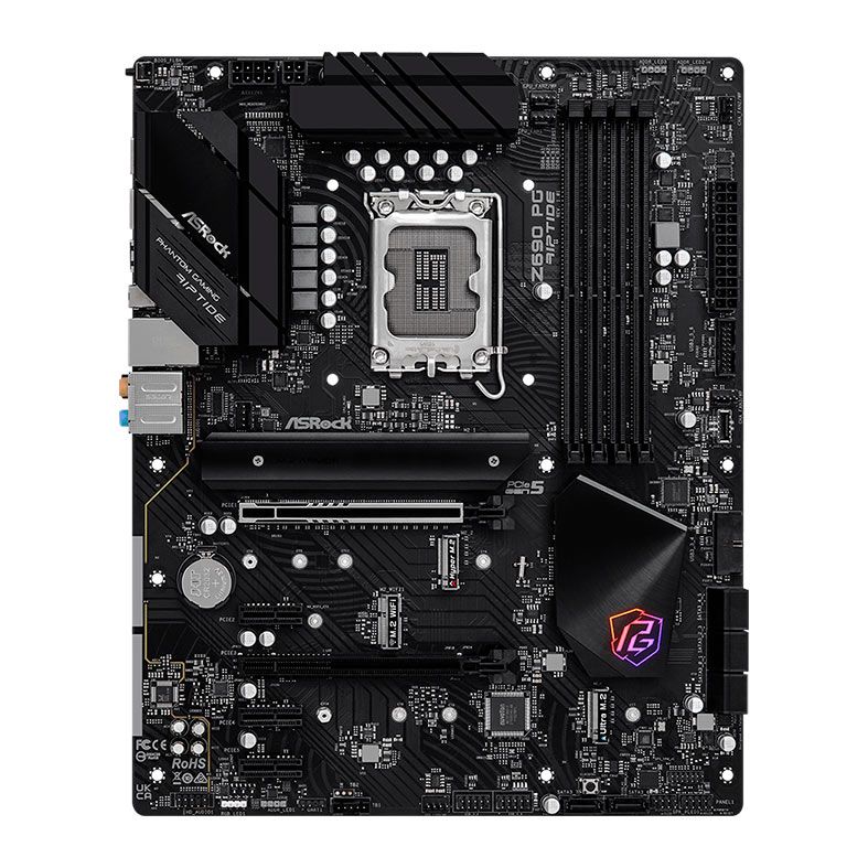Placa Mae ASRock Z690 PG RIPTIDE, DDR4, Socket LGA1700, ATX, Chipset Intel Z690, Z690 PG RIPTIDE