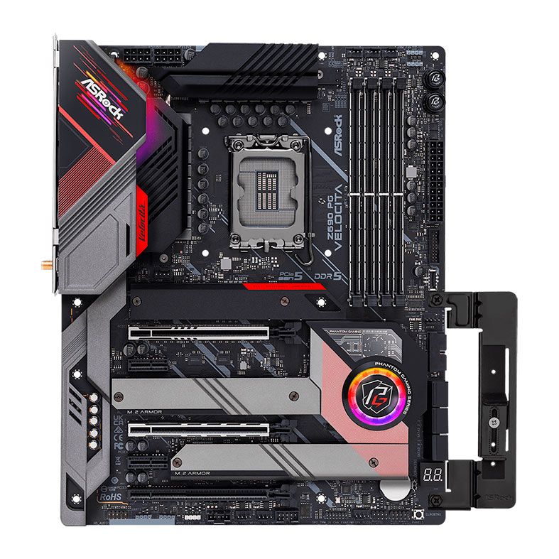 Placa Mae AsRock Z690 PG Velocita, DDR5, LGA 1700, ATX, Chipset Intel Z690, Z690-PG-VELOCITA