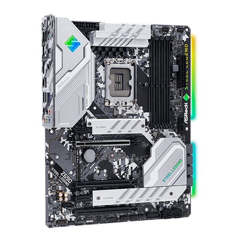Placa Mae ASRock Z690 Steel Legend, DDR4, Socket LGA1700, ATX, Chipset Intel Z690, Z690 STEEL LEGEND