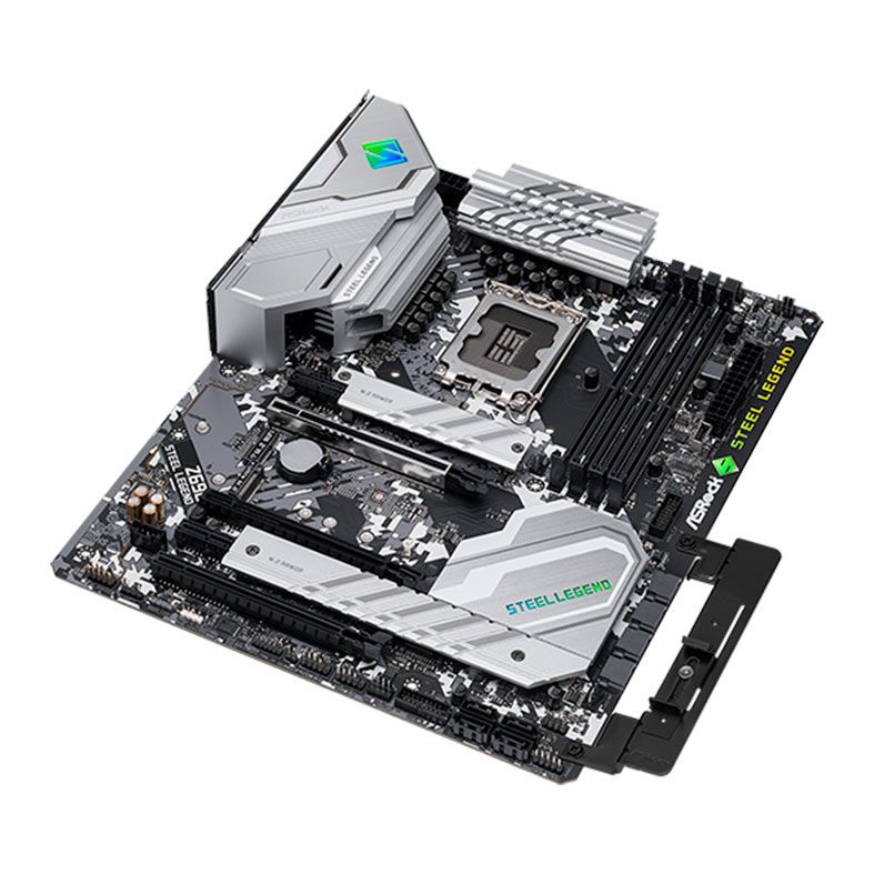 Placa Mae ASRock Z690 Steel Legend, DDR4, Socket LGA1700, ATX, Chipset Intel Z690, Z690 STEEL LEGEND