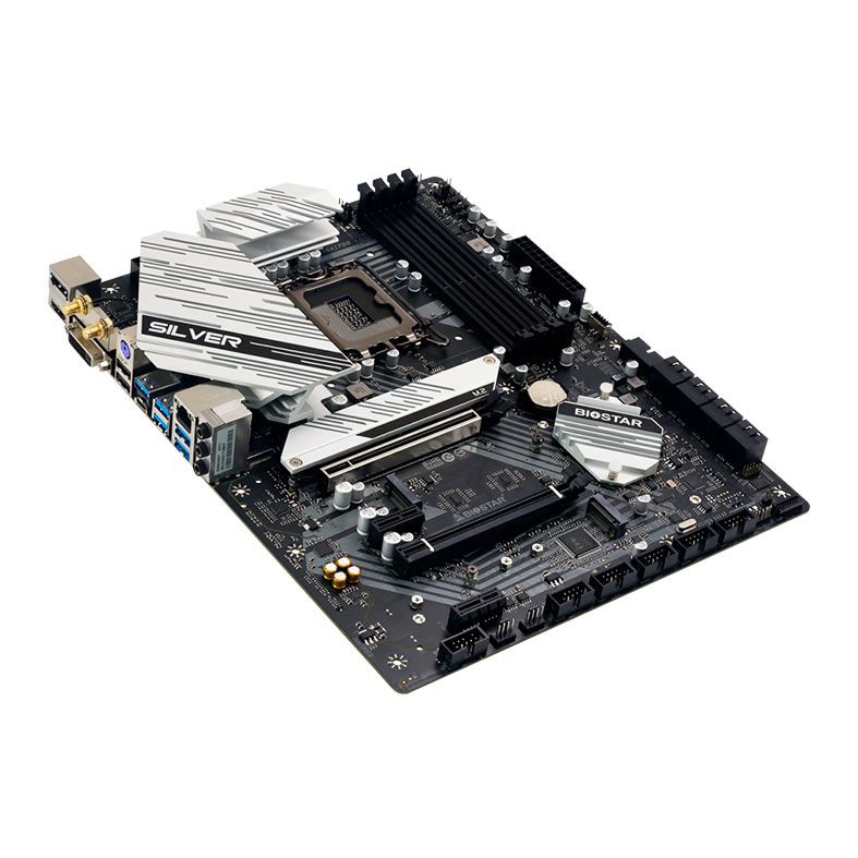 OPENBOX Placa Mae Biostar Z690A Silver Racing, DDR4, Socket LGA1700, ATX, Chipset Intel Z690, Z690A-SILVER