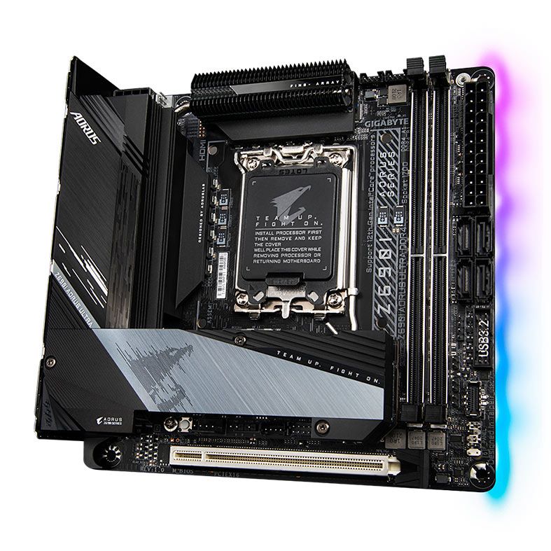 Placa Mae Gigabyte Z690I A Ultra DDR4, Socket 1700, Mini-ITX, Chipset intel Z690, Z690I-A-ULTRA-DDR4