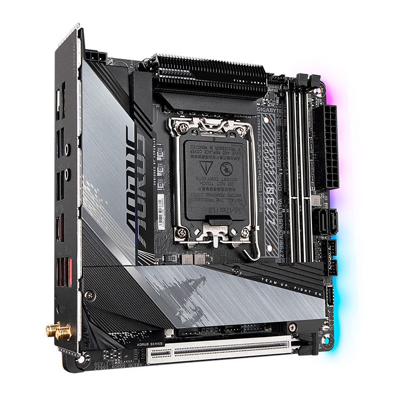 Placa Mae Gigabyte Z790I Aorus Ultra, DDR5, Socket LGA1700, M-ITX, Chipset Intel Z790, Z790-AORUS-ULTRA