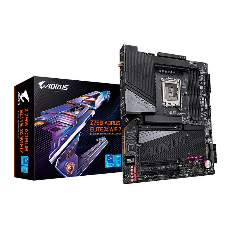 Placa Mae Gigabyte Z790 Aorus Elite X Wifi 7, DDR5, Socket LGA1700, ATX, Chipset Intel Z790, Z790-A-ELITE-X-WIFI7