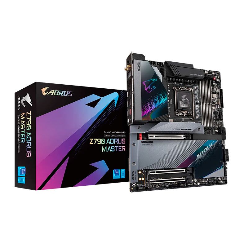 Placa Mae Gigabyte Z790 Aorus Master, DDR5, Socket LGA 1700, E-ATX, Chipset Intel Z790, Z790-AORUS-MASTER