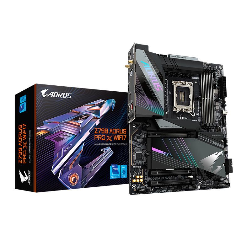 Placa Mae Gigabyte Z790 AORUS PRO X WIFI7, DDR5, Socket LGA 1700, ATX, Chipset Intel Z790, Z790-AORUS-PRO-X-WIFI7