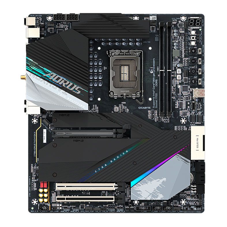 Placa Mae Gigabyte Z790 Aorus Tachyon X, DDR5, LGA  1700, E-ATX, Chipset Intel Z790, Z790-AORUS-TACHYON-X