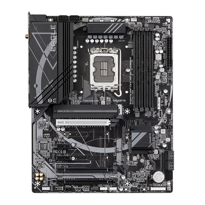 Placa Mae Gigabyte Z790 Eagle AX, WiFi, DDR5, LGA 1700, ATX, Chipset Intel Z790, Z790-EAGLE-AX