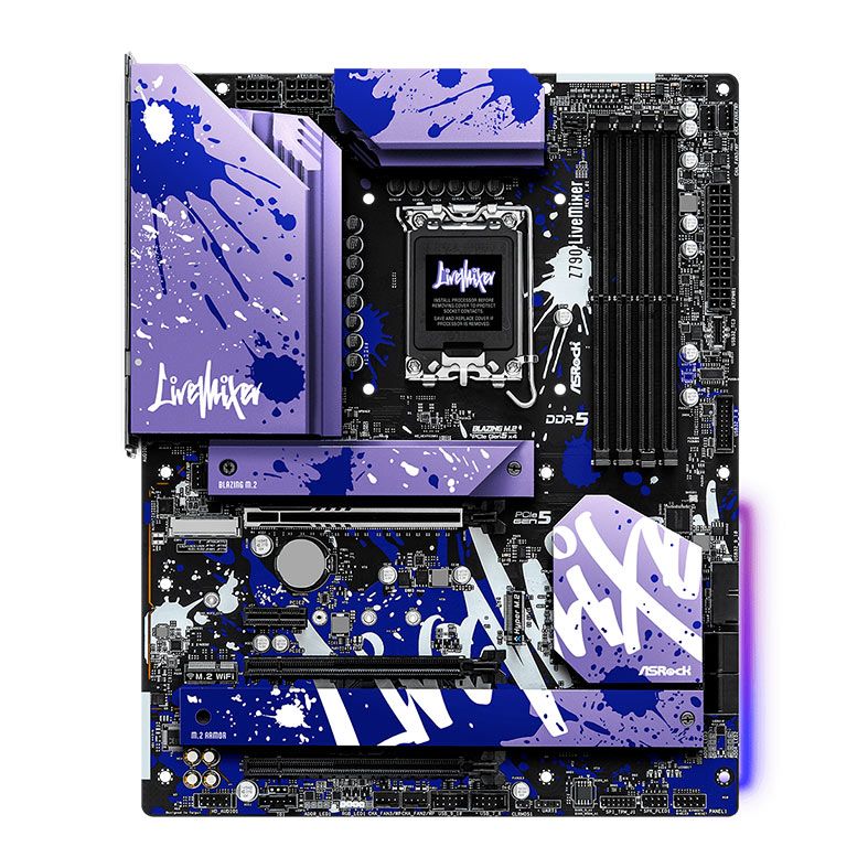 Placa Mae AsRock Z790 LiveMixer, DDR5, Socket LGA 1700, ATX, Chipset Intel Z790, Z790-LIVEMIXER