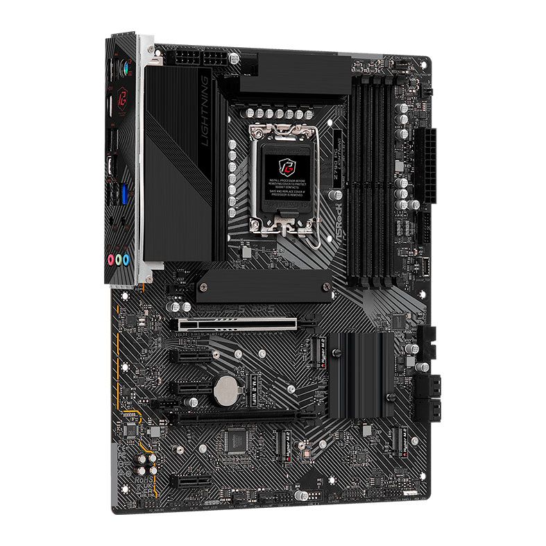 Placa Mae AsRock Z790 PG Lightning, DDR5, LGA 1700, ATX, Chipset Intel Z790, Z790-PG-LIGHTNING