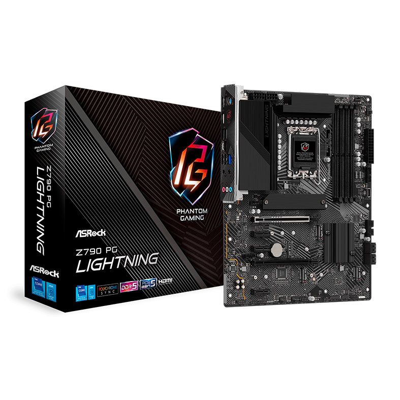 Placa Mae AsRock Z790 PG Lightning, DDR5, LGA 1700, ATX, Chipset Intel Z790, Z790-PG-LIGHTNING