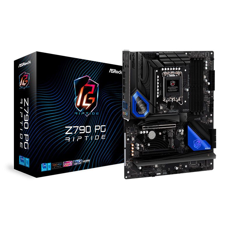 Placa Mae AsRock Z790 PG Riptide, DDR5, LGA 1700, ATX, Chipset Intel Z790, Z790-PG-RIPTIDE