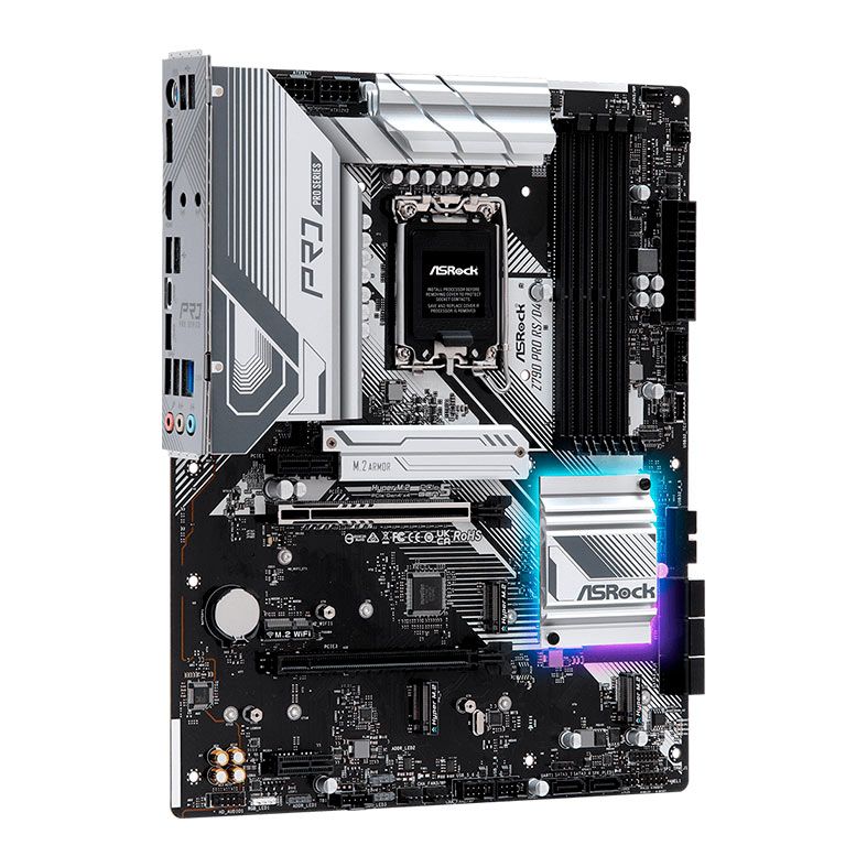 Placa Mae Asrock Z790 Pro RS/D4, DDR4, LGA 1700, ATX, Chipset Intel Z790, Z790-PRO-RS-D4