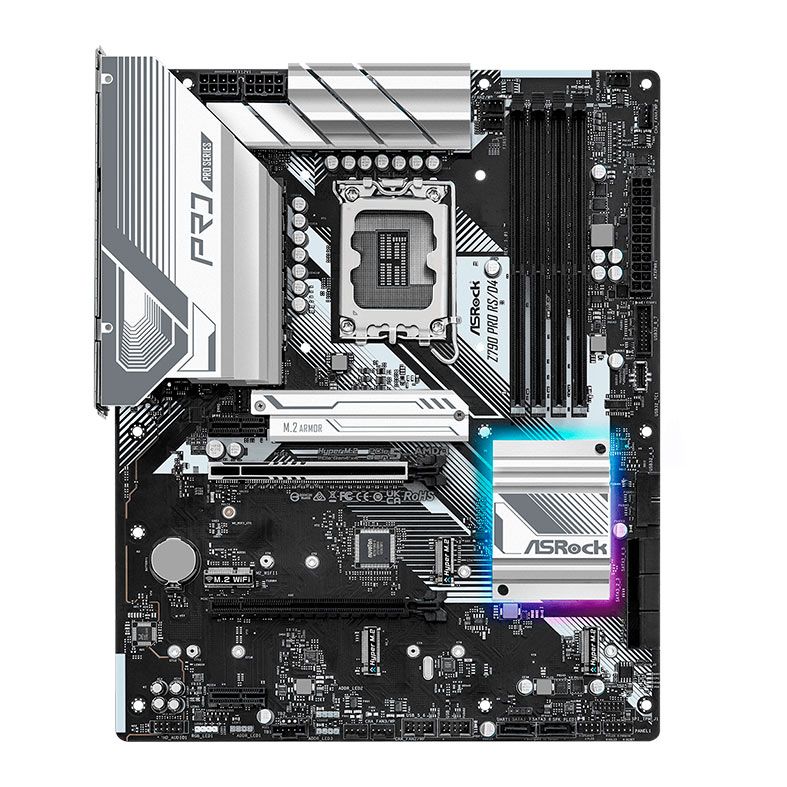 Placa Mae Asrock Z790 Pro RS/D4, DDR4, LGA 1700, ATX, Chipset Intel Z790, Z790-PRO-RS-D4