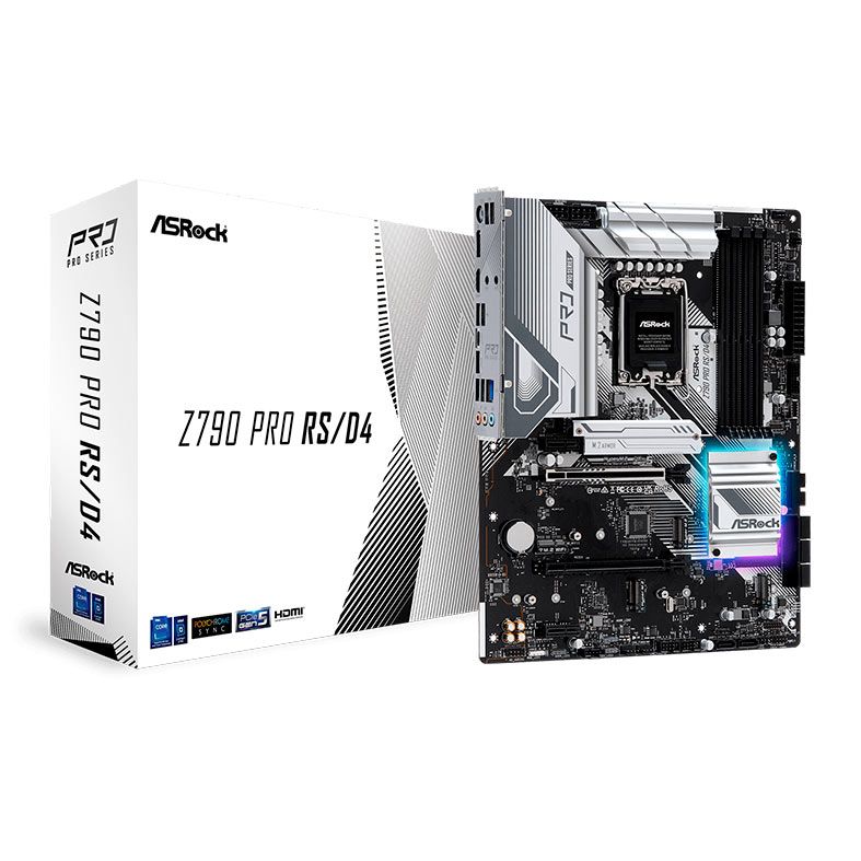 Placa Mae Asrock Z790 Pro RS/D4, DDR4, LGA 1700, ATX, Chipset Intel Z790, Z790-PRO-RS-D4