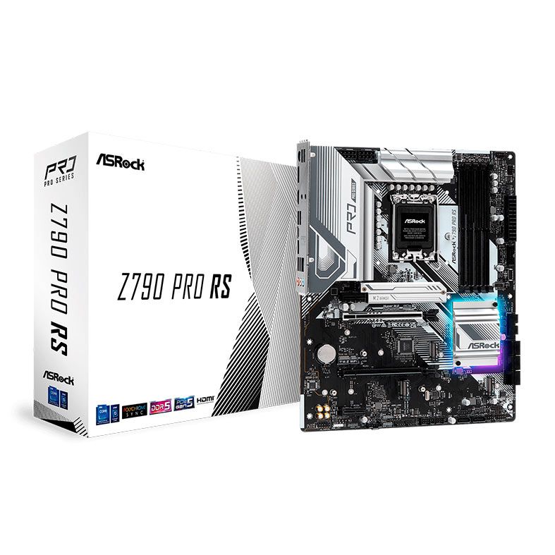 Placa Mae AsRock Z790 PRO RS, DDR5, LGA 1700, ATX, Chipset Intel Z790, Z790-PRO-RS