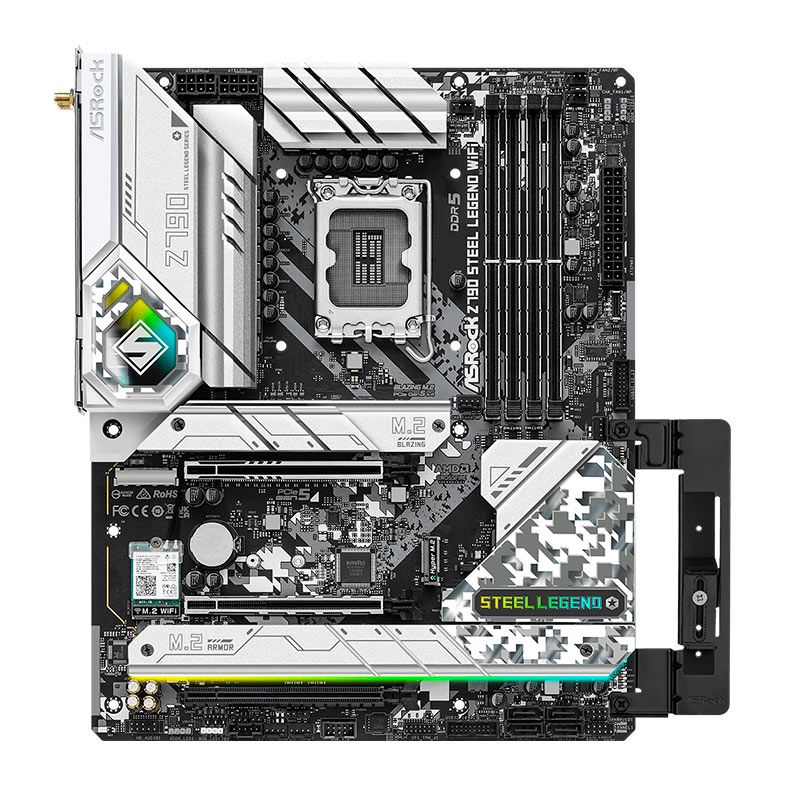 Placa Mae AsRock Z790 Steel Legend WiFi, DDR5, LGA 1700, ATX, Chipset Intel Z790, Z790-STEEL-LEGEND-WIFI