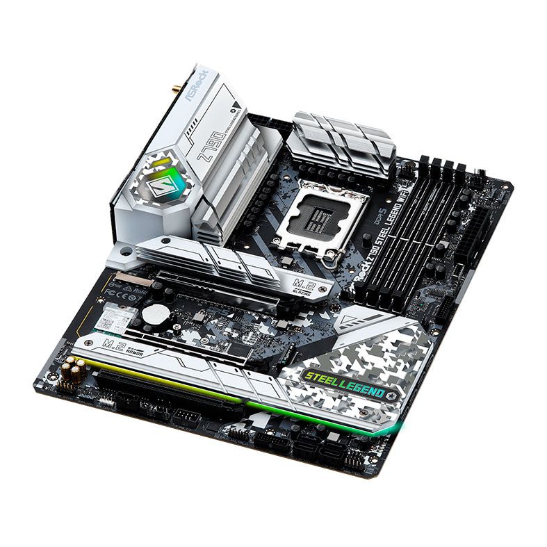 Placa Mae AsRock Z790 Steel Legend WiFi, DDR5, LGA 1700, ATX, Chipset Intel Z790, Z790-STEEL-LEGEND-WIFI
