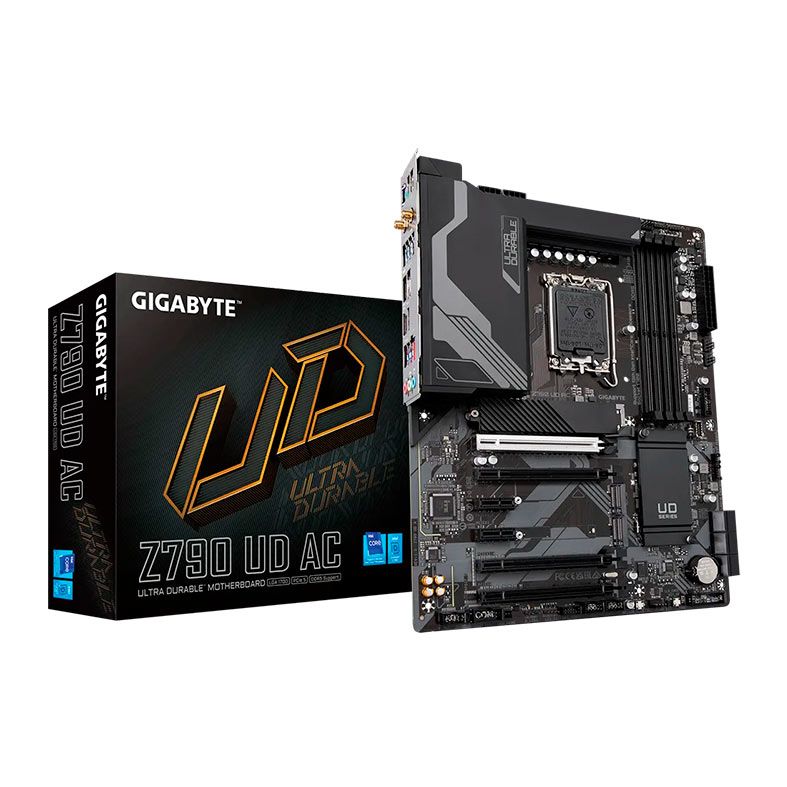 Placa Mae Gigabyte Z790 UD AC, Wifi, DDR5, Socket LGA1700, ATX, Chipset Intel Z790, Z790UD-AC