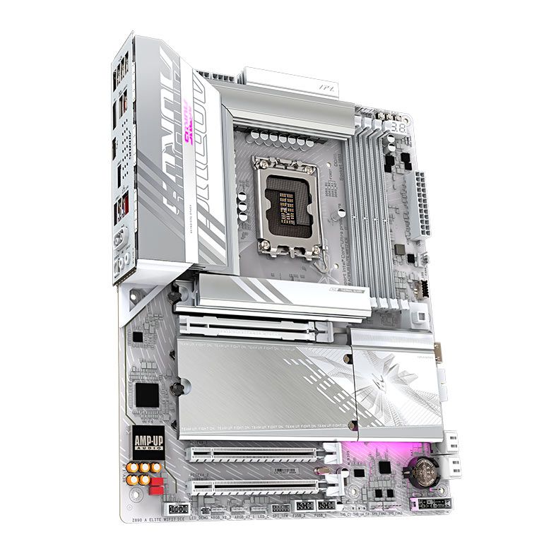 Placa Mae Gigabyte Z890 Aorus Elite WIFI 7 ICE, DDR5, LGA1851, ATX, Chipset Intel Z890, Z890-A-ELITE-WF7-ICE