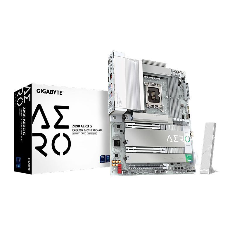 Placa Mae Gigabyte Z890 Aero G, DDR5, LGA1851, ATX, Chipset Intel Z890, Z890-AERO-G