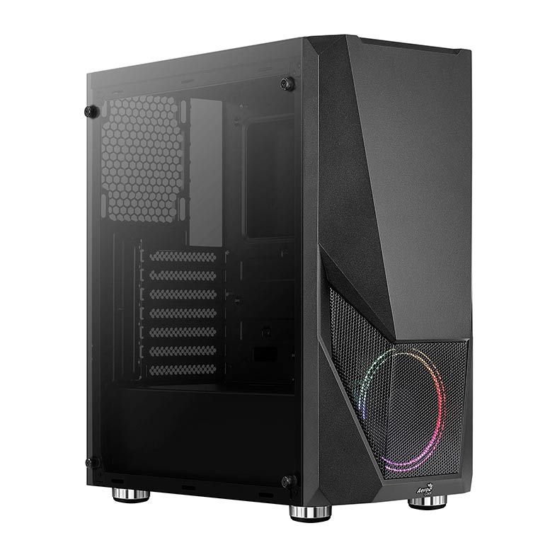 Gabinete AeroCool Zauron Saturn Vidro Temp Preto, ZAURON-SATURN-FRGB-G-BK-v1