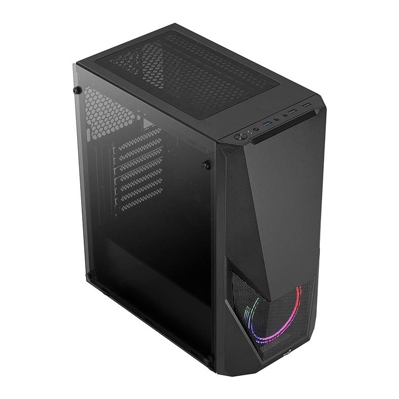 Gabinete AeroCool Zauron Saturn Vidro Temp Preto, ZAURON-SATURN-FRGB-G-BK-v1