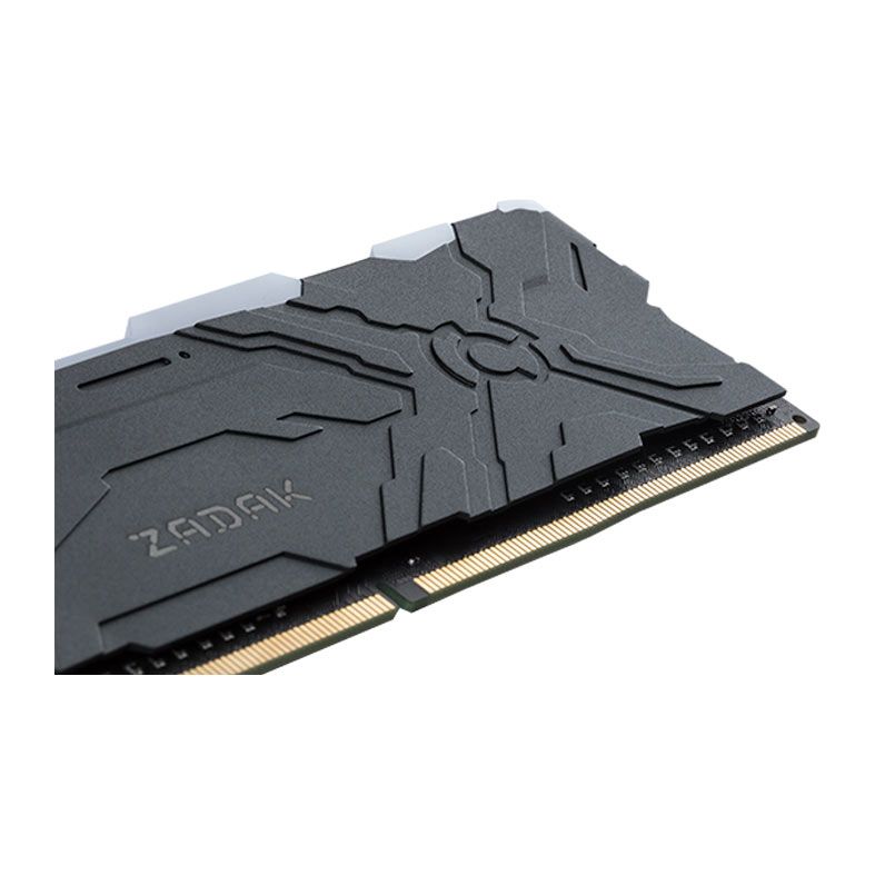 Memoria Zadak Moab, RGB, 8GB (1x8GB), DDR4, 3200MHz, Preta, ZD4-MO132C28-08GYG1