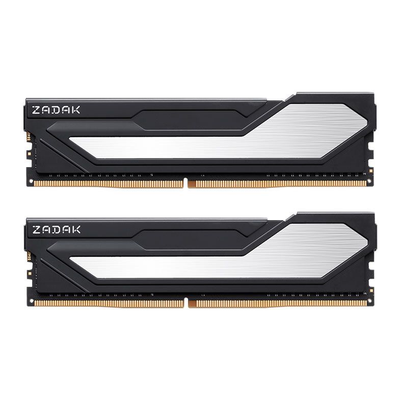 Memoria Zadak Twist, 16GB (2x8GB), DDR4, 3200MHz, Preta e Cinza, ZD4-TWS32C28-16GYB2