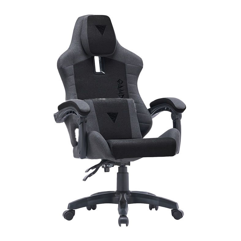 Cadeira Gamer Gamdias Zelus E3 Weave L B, Preto e Cinza, ZELUS-E3-WEAVE-LB