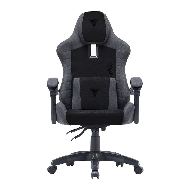 Cadeira Gamer Gamdias Zelus E3 Weave L B, Preto e Cinza, ZELUS-E3-WEAVE-LB