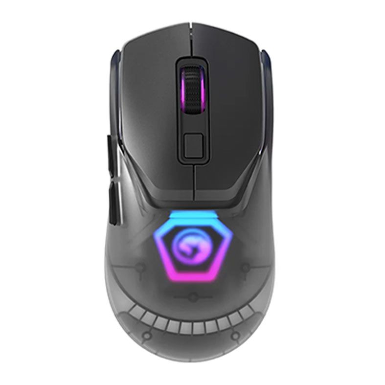 Mouse Gamer Marvo Z Fit Pro G1W, RGB, Wireless, 19000DPI, 7 Botoes, Cinza, ZFITPRO-G1W-GRAY