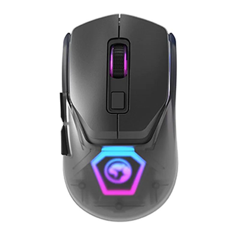 Mouse Gamer Marvo Z Fit Pro G1W, RGB, Wireless, 19000DPI, 7 Botoes, Cinza, ZFITPRO-G1W-GRAY