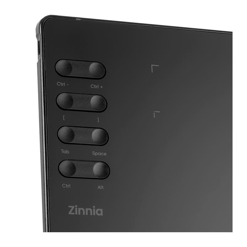 Mesa Digitalizadora Zinnia MT100 Pro, 5080LPI, Niveis de Pressao 16384, Preto, ZNC-ZNMT100-BL02