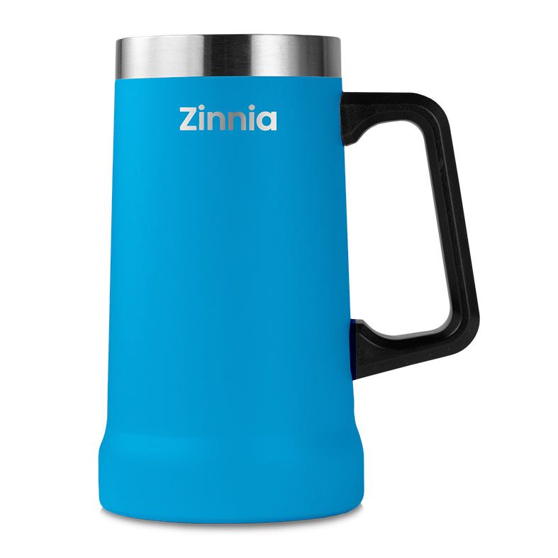 Caneca de Cerveja Zinnia ZR110, 710ml, Azul, ZNC-ZR110-BU01