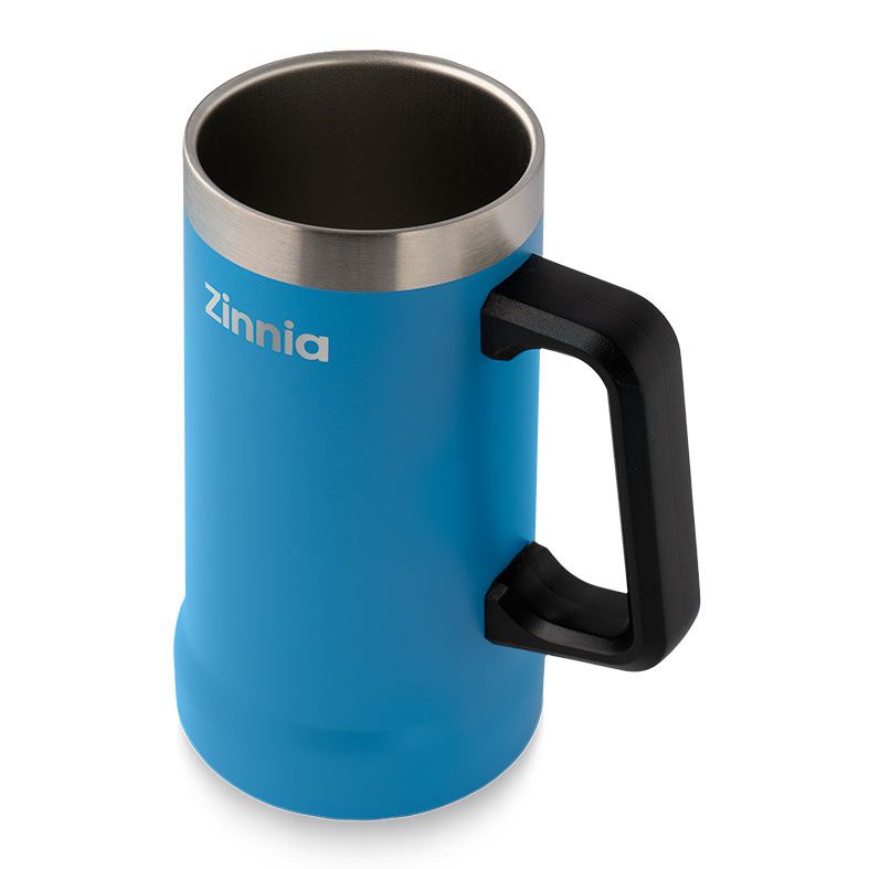 Caneca de Cerveja Zinnia ZR110, 710ml, Azul, ZNC-ZR110-BU01
