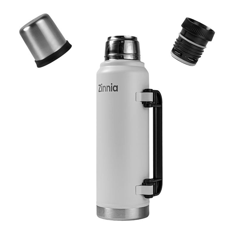 Garrafa Termica Zinnia ZR150, 1,3L, Branco, ZNC-ZR150-WH01