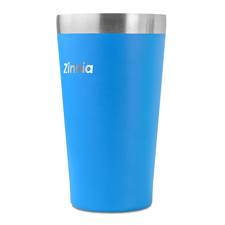 Copo Termico Zinnia ZR90, 473ml, Sem Tampa, Azul, ZNC-ZR90-BU01