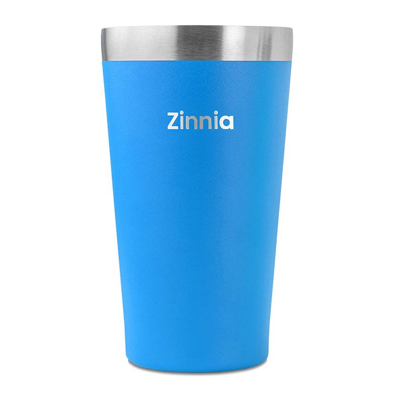 Copo Termico Zinnia ZR90, 473ml, Sem Tampa, Azul, ZNC-ZR90-BU01