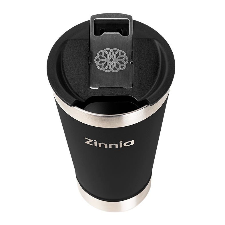Copo Termico Zinnia ZH100, 473ml, Preto, ZNC-ZZH100-BL01