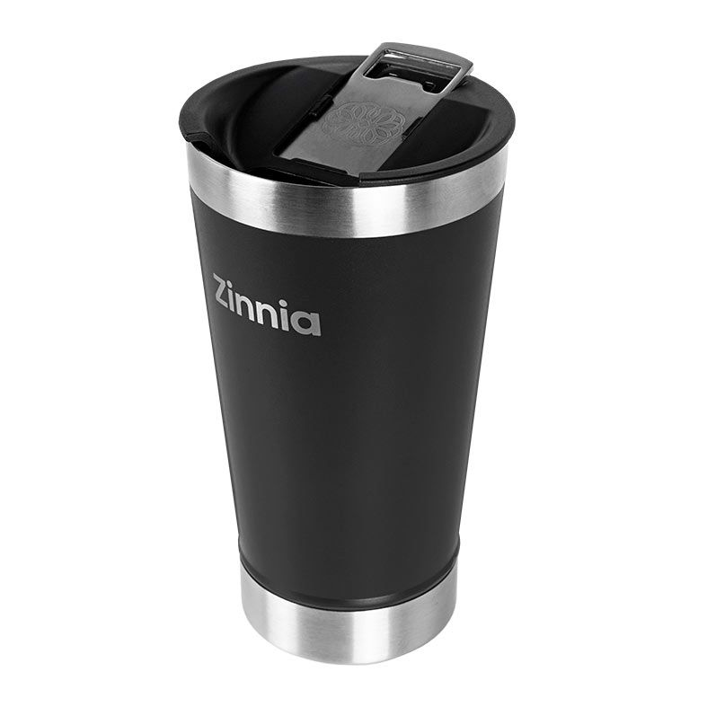 Copo Termico Zinnia ZH100, 473ml, Preto, ZNC-ZZH100-BL01