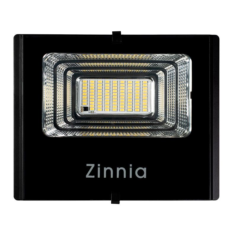 Refletor Solar Zinnia ZRS100, Led, 100w, Bateria 8000Mah, Com Controle Remoto, IP67, ZNE-ZRS100-01