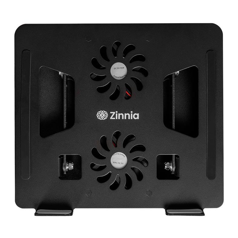 Base Para Notebook Zinnia Aria Pro, Ate 17.3 Pol, Com 2 Fans, Preto, ZNO-ARIPRO-AL01