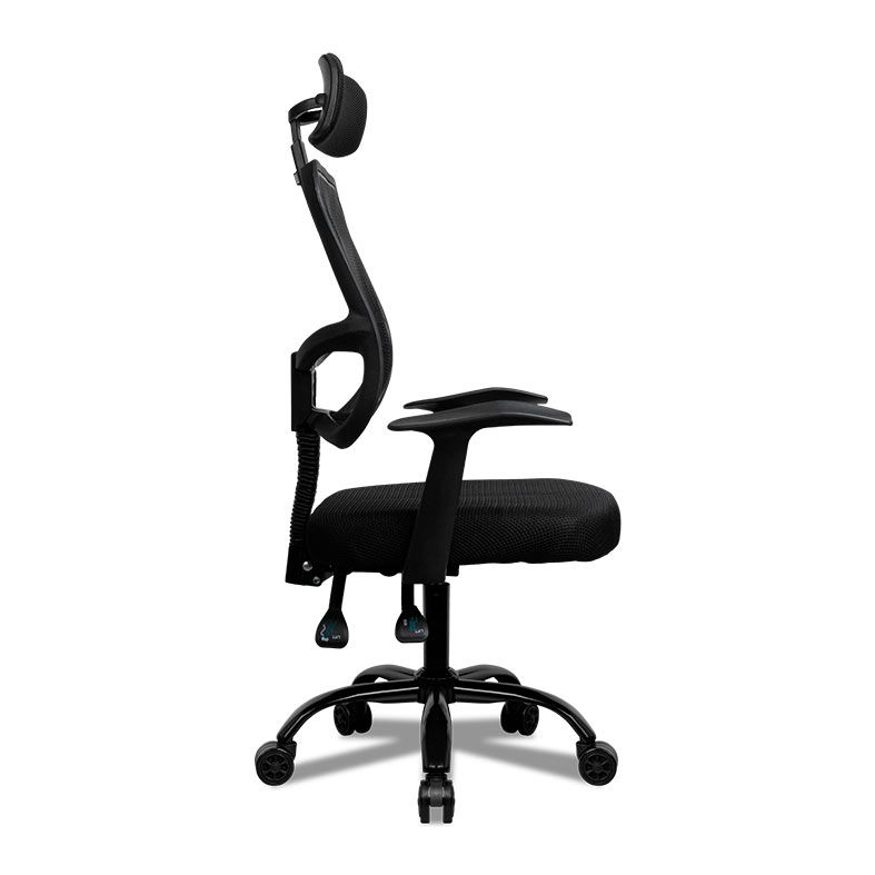 Cadeira Office Zinnia Aster, Preto, ZNO-ATR-BK