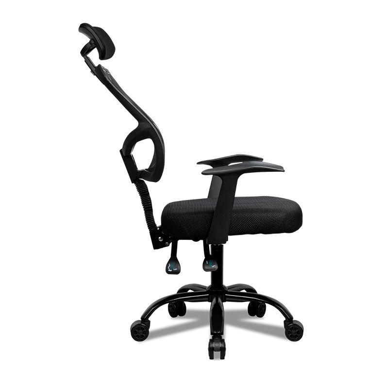 Cadeira Office Zinnia Aster, Preto, ZNO-ATR-BK
