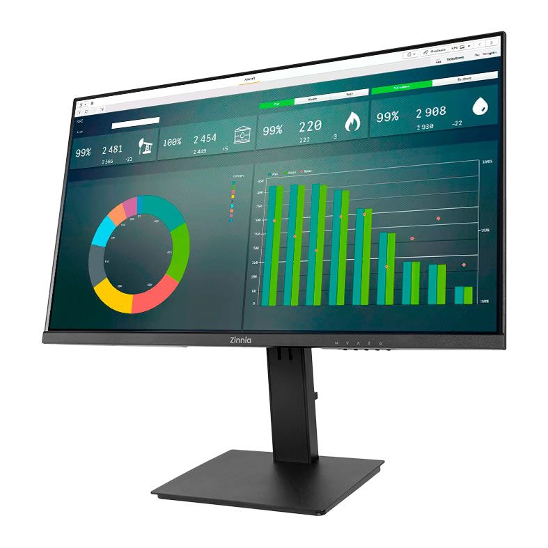 Monitor Zinnia Delfos PRO 27, 27 Pol IPS, 2K, sRGB 113, 75Hz, FreeSync, HDMI/DP, ZNO-DFPRO27-BL01