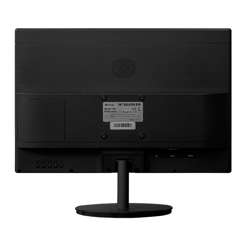 Monitor Zinnia Delfos E19, 19 Pol, TN, HD, sRGB 95, 75Hz, HDMI/VGA, ZNO-DLFE19-BL01