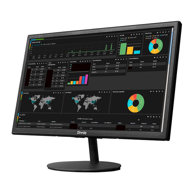 Monitor Zinnia Delfos E21.5, 21.5 Pol, TN, FHD, sRGB 94, 75Hz, HDMI/VGA, ZNO-DLFE215-BL01