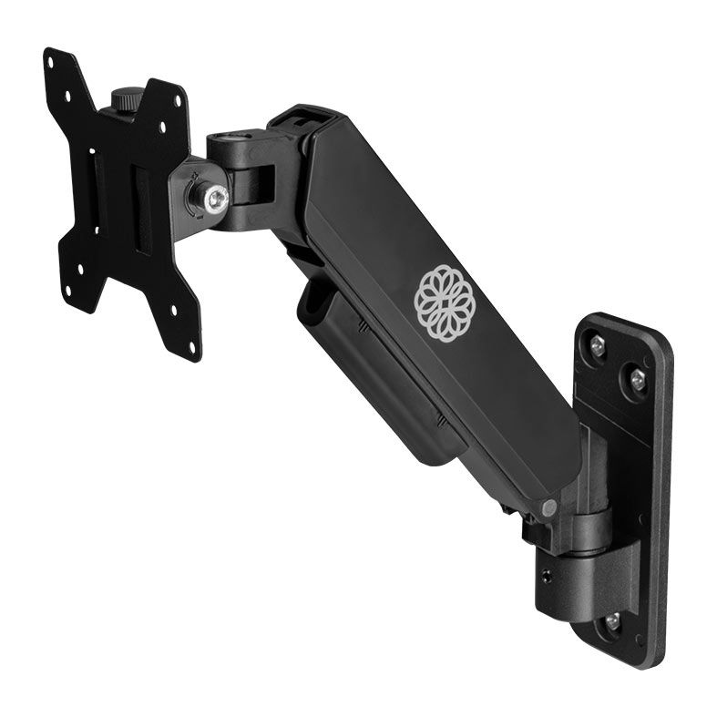 Suporte Articulado de Parede Para Monitor Zinnia Fortress 100, Pistao a Gas, 17 Pol. A 32 Pol., Preto, ZNO-FTRS100-BK01
